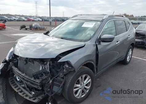 2016 Nissan Rogue Sv from USA, damaged, VIN KNMAT2MT9GP609987